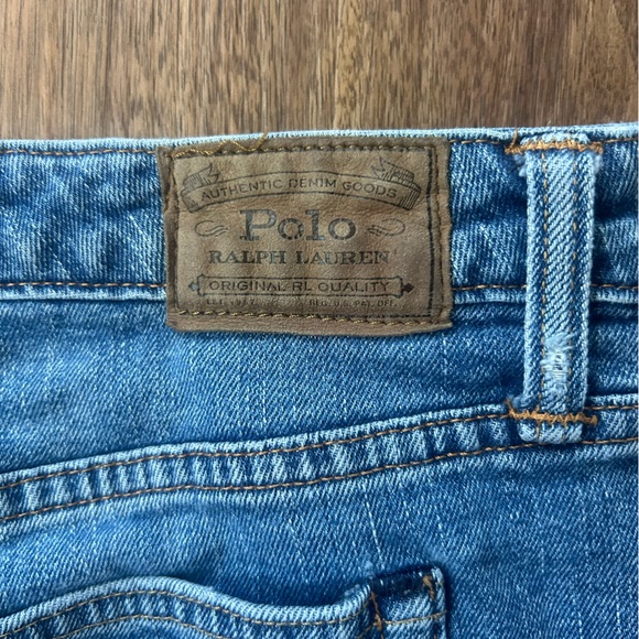 POLO RALPH LAUREN The Hampton Straight Leg Boys Blue Jeans Medium Wash Size 20 - Picture 11 of 15